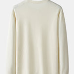 Long Sleeve Relax Fit Knit Ribbed T-Shirt