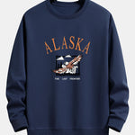 Alaska Bald Eagle Print Relax Fit Sweatshirt