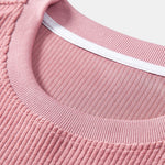 Corduroy Oversize T-Shirt With Pocket