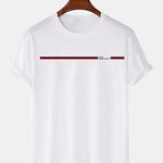 Paris Dream Maker Stripe Print T-Shirts