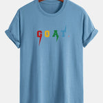 Regular Fit Goat Print Cotton T-Shirt