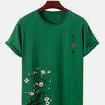 Cherry Blossoms Print T-Shirt