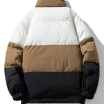 Color Block Puffer Jacket