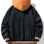 2 In 1 Hooded Baseball Jacket