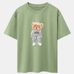 Rich Bear Print Heavy Weight Oversize T-Shirt