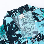 Tropical Print Button Up Shirt & Tropical Print Swim Shorts