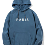 Paris Print Raglan Hoodie