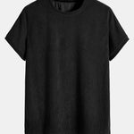 Stretch Corduroy Ringer T-Shirt & Corduroy Shorts
