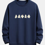 Ghost Print Relax Fit Sweatshirt