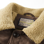 Teddy Lined Faux Suede Jacket