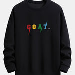 Goat Print Relax Fit Sweatshirt