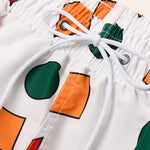 Geometry Print Swim Shorts