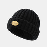 Warm Wool Knit Beanie Hat