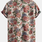 Floral Jacquard Cuban Shirt