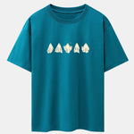 Ghost Print Heavy Weight Drop Shoulder Oversize T-Shirt