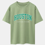 Houston Print Drop Shoulder Oversize T-Shirt