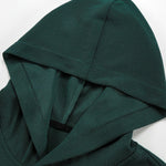 3 Pieces Basic Knitted Ribbed Hoodies