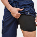2-in-1 Outdoor Beach Swimming Shorts