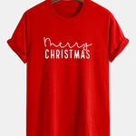 Regular Fit Christmas Print Cotton T-Shirt