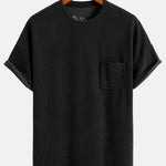 Dropped Shoulder Corduroy T-Shirt & Shorts
