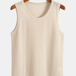3 Pieces Waffle Knit Tank Top