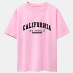 California Print Heavy Weight Oversize T-Shirt