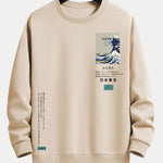 Tokyo Ukiyo-e Print Relax Fit Sweatshirt