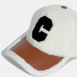 Letter C Plush Baseball Cap