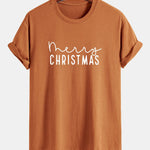 Regular Fit Christmas Print Cotton T-Shirt