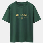 Milano Print Drop Shoulder Oversize T-Shirt