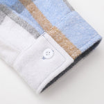Plaid Corduroy Patchwork Shirt
