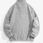 Relax Fit Quarter Zip Fleece Sweatshirt