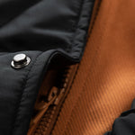 2 in 1 Quilted Hooded Baseball Jacket