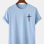 Cross Print T-Shirt