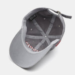 Always Slogan Embroidery Washed Distressed Baseball Cap