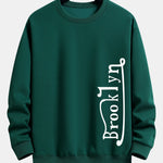 Brooklyn Print Relax Fit Sweatshirt