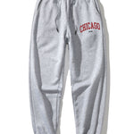 Chicago Letter Print Hoodie & Jogger Pants