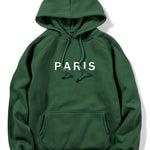 Paris Print Raglan Hoodie