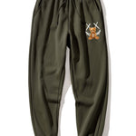 Graffiti Smiley Bear Print Jogger Pants