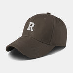Letter R Cotton Baseball Cap