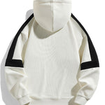 Color Block Waffle Hoodie