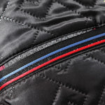 Quilted Lined Wool Blend Lapel Overcoat