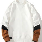 Color Block Crewneck Sweatshirt