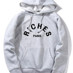 Rich Paris Print Hoodie
