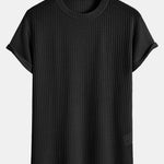 Waffle Arc Hem T-Shirt