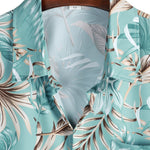 Tropical Print Button Up Shirt