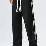 Vintage Side Stripe Loose Fit Straight Leg Pants
