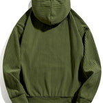 Relax Fit Corduroy Hoodie