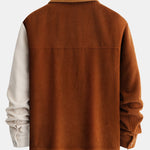 Color Block Corduroy Jacket