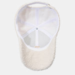 Letter R Embroidery Plush Baseball Cap